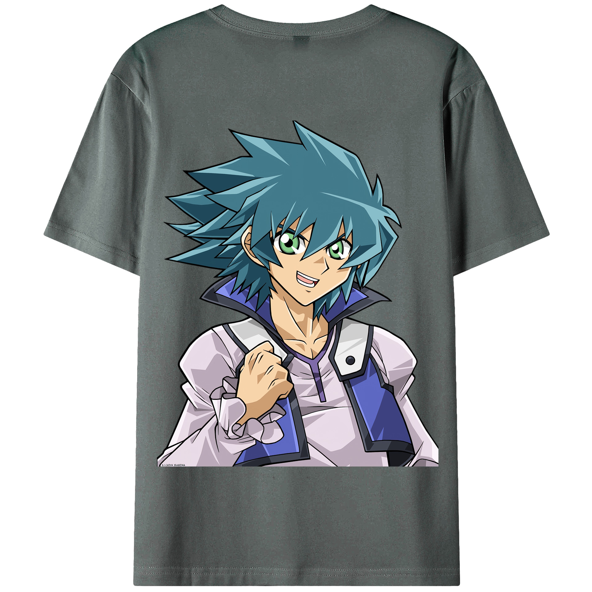 （画像用） 遊☆戯☆王 Yu-Gi-Oh! 綿100％半袖Tシャツ（背面プリント）